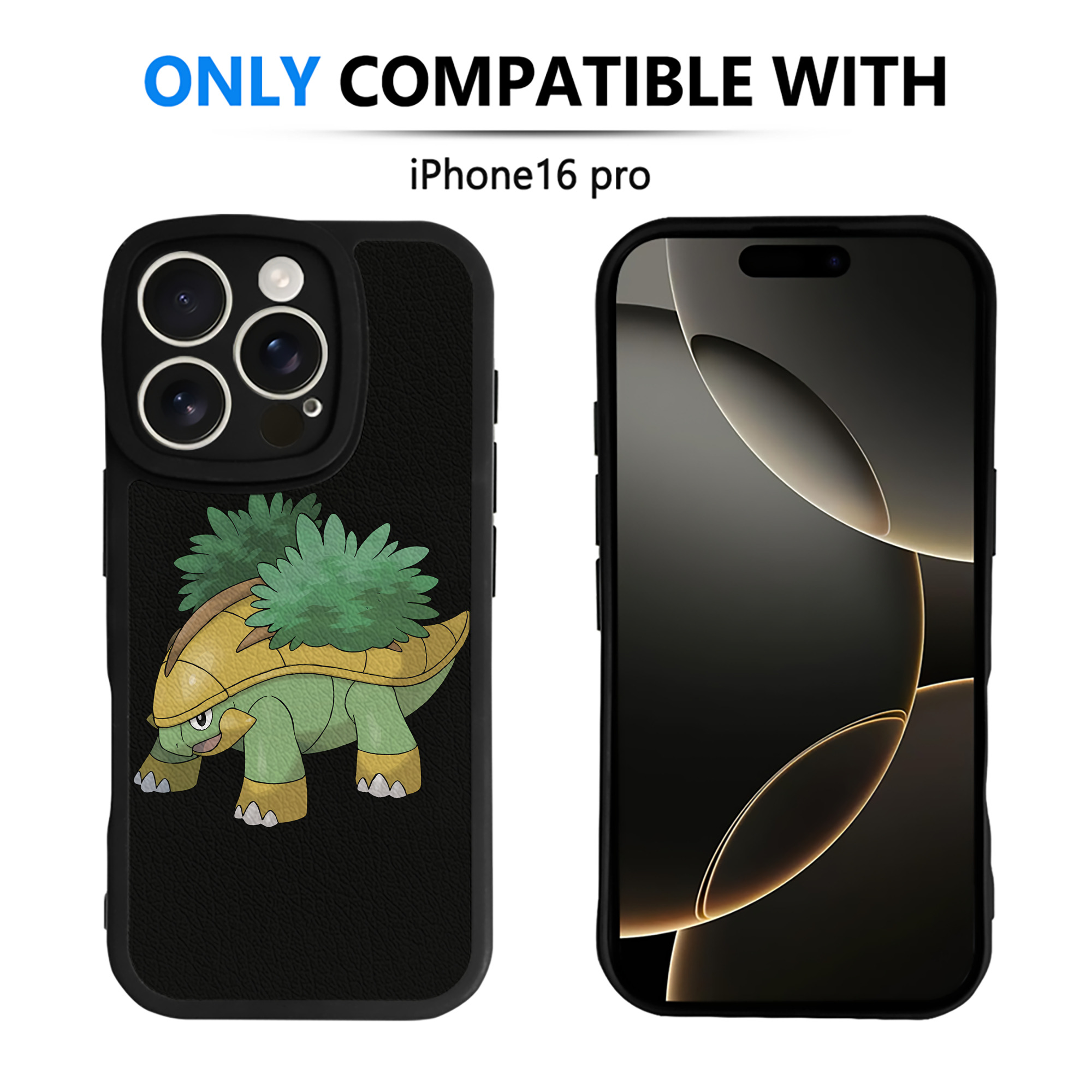（画像用） ポケットモンスター Pokémon 【iPhone 16シリーズ対応】シリコンスマホケース（レザー調） 材質：シリコン